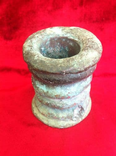 XXXX SOLD XXXX A scarce bronze signalling Mortar, probably c.1750. Good untouched conditionRef 7365.