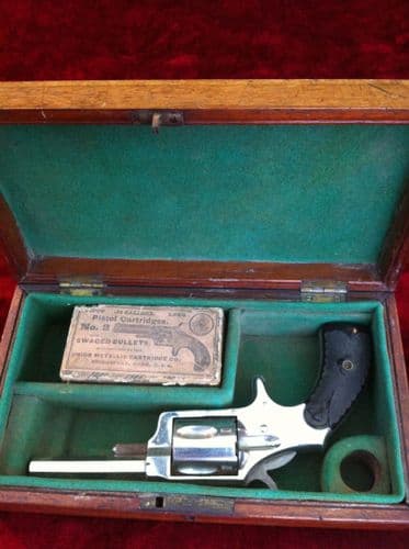 XXXX SOLD XXXX American .32 cal Rimfire Revolver by Hopkins & Allen in excellent condition and