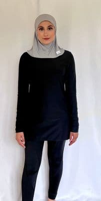 Sustainable Black Long Top