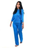 Sustainable Blue Rib Sports Pants