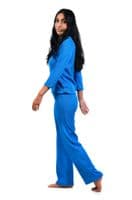 Sustainable Blue Rib Sports Pants