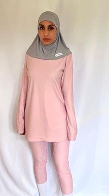 Sustainable Dusty Pink Long Top