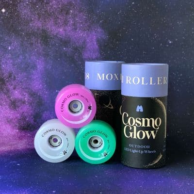 MOXI COSMO GLOW WHEELS (4pack)  - 62/32mm 80A- in stock