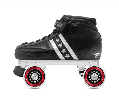 Quadstar Carbon Roller Derby Skates - Tracer Silver