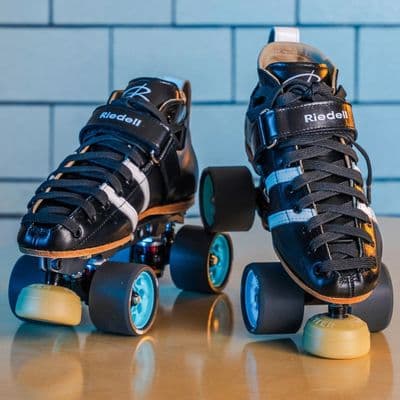 Riedell League PRO Skates - Black - Width D/B