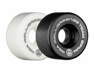 Rollerbones Team Logo Wheels (8 pack) - 57/62mm - 98a/101a 5 colour options
