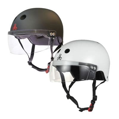 Triple 8 Sweatsaver Cert Visor Black