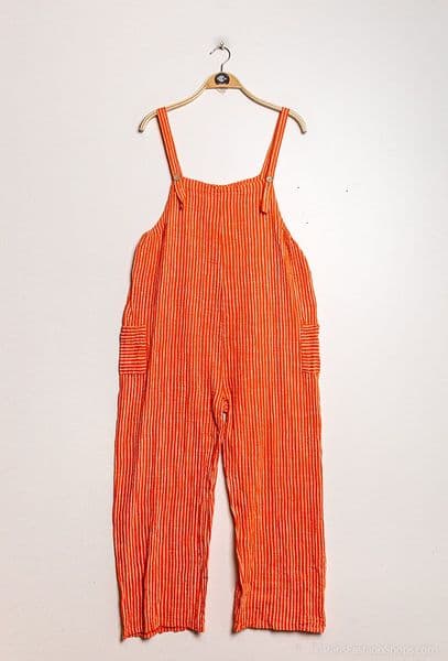 100% Candy Stripe Dungarees