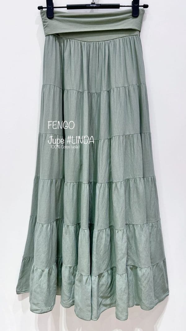 100% Cotton Tiered skirt
