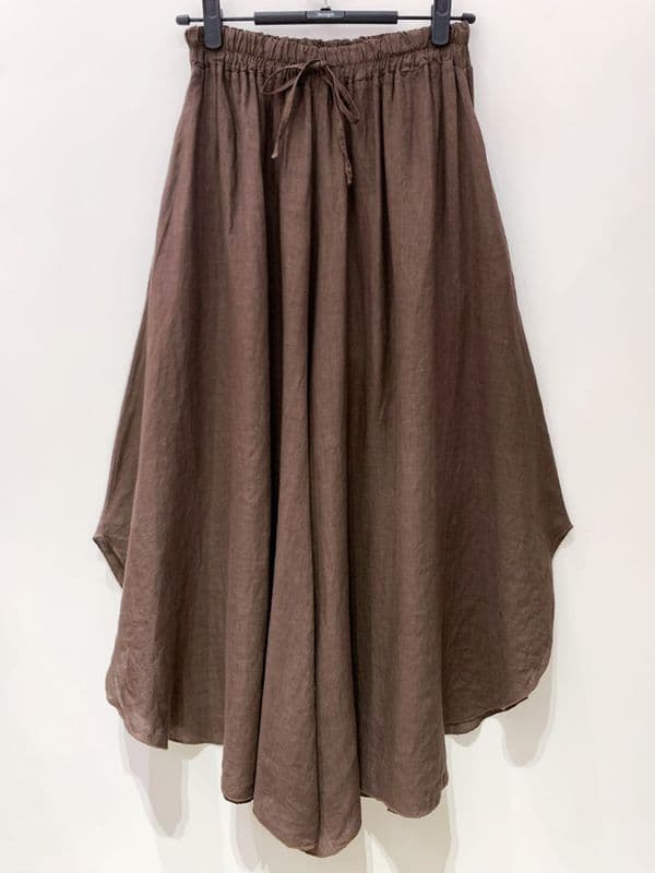 100% Linen Wide Leg Trousers