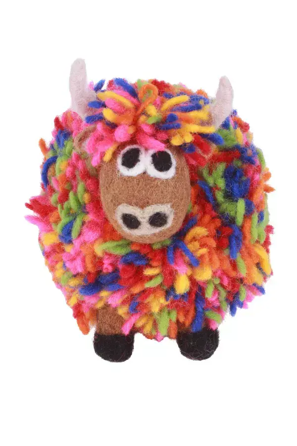 Archie The Highland Cow In Colour