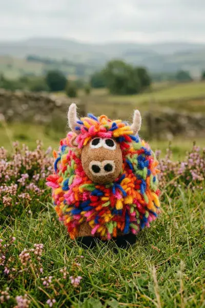 Archie The Highland Cow In Colour
