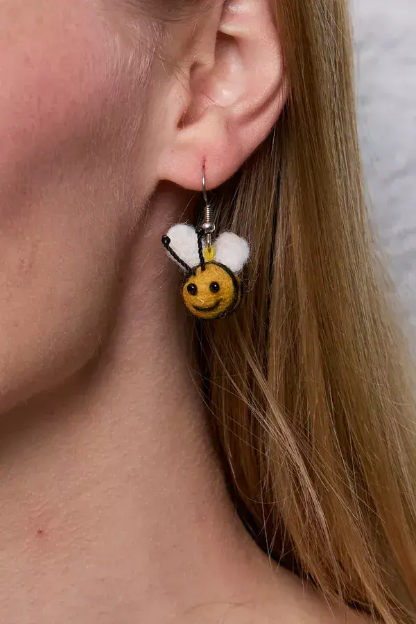 Bumble Bee Earrings