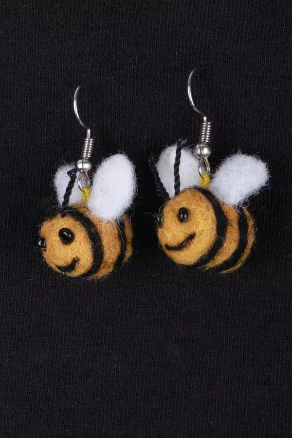 Bumble Bee Earrings