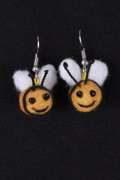 Bumble Bee Earrings