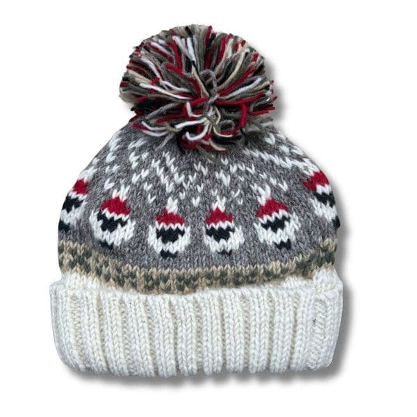 Chunky Knitted Christmas Sheep Hat