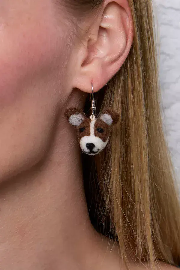 Dog Earrings