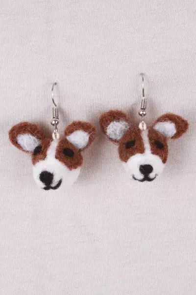 Dog Earrings