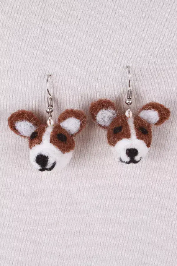 Dog Earrings