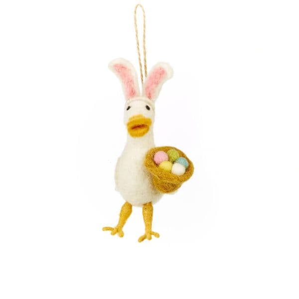 Gertrude the Easter Goose Hanging Decoration