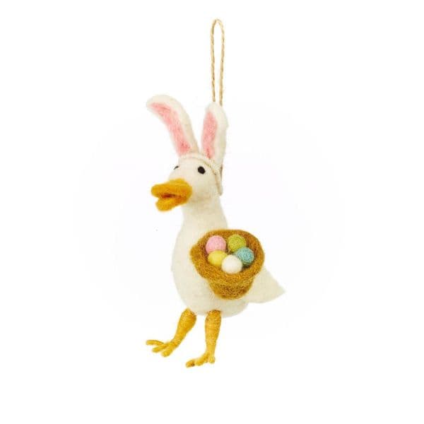 Gertrude the Easter Goose Hanging Decoration