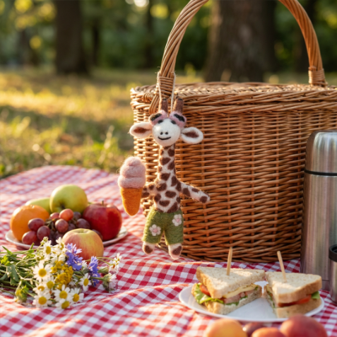 Ginny the Giraffe Safari Hanging Decoration