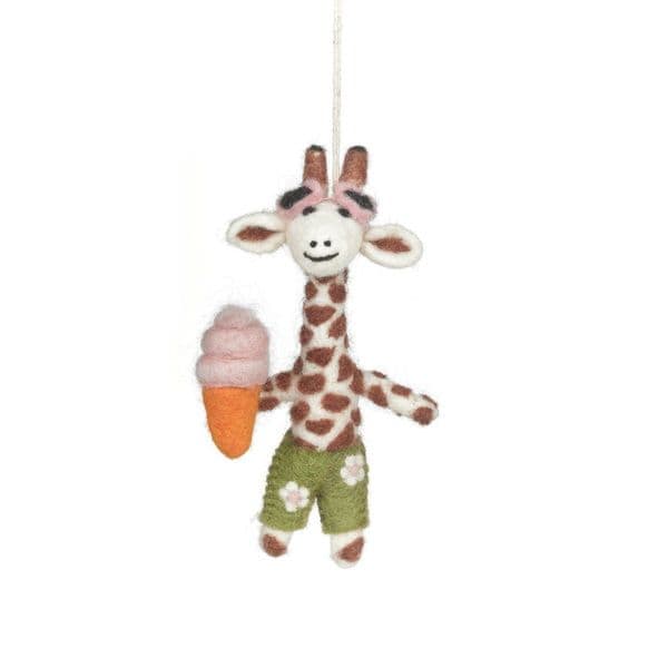 Ginny the Giraffe Safari Hanging Decoration