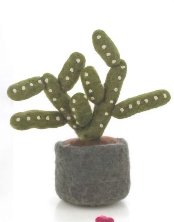 Handmade Felt Biodegradable Fake Miniature Plants Decoration