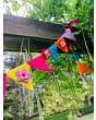 Handmade Felt Bright Blooms Bunting 200cm Garland Home Decoration