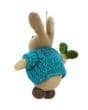 Handmade Felt Rabbit in Cardigan Easter  Decoration