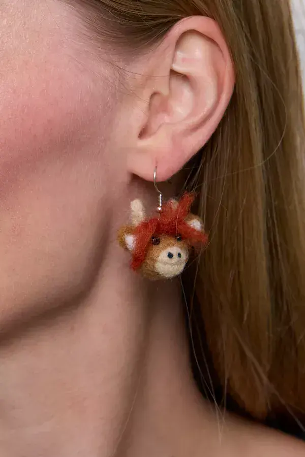 Highland Cow Earrings