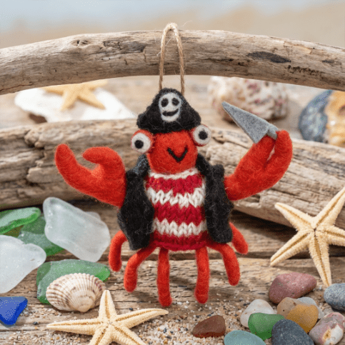 Jolly Rodger the Crab Sealife Hanging Decoration