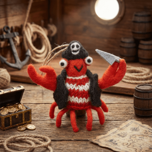 Jolly Rodger the Crab Sealife Hanging Decoration