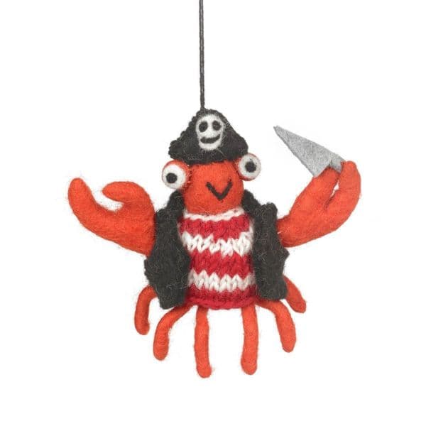 Jolly Rodger the Crab Sealife Hanging Decoration