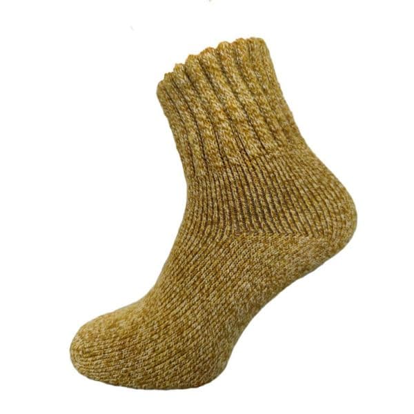 Ladies thick wool blend socks with ribbed cuff Size 4 to 7