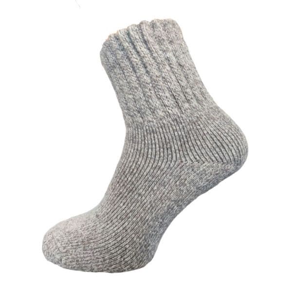 Ladies thick wool blend socks with ribbed cuff Size 4 to 7