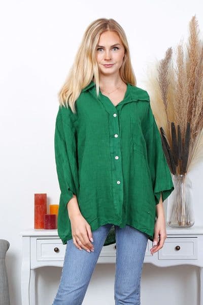 Long Linen Shirt