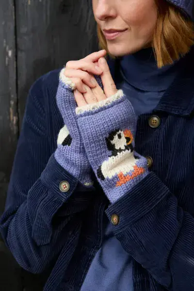 Merino Puffin Handwarmer