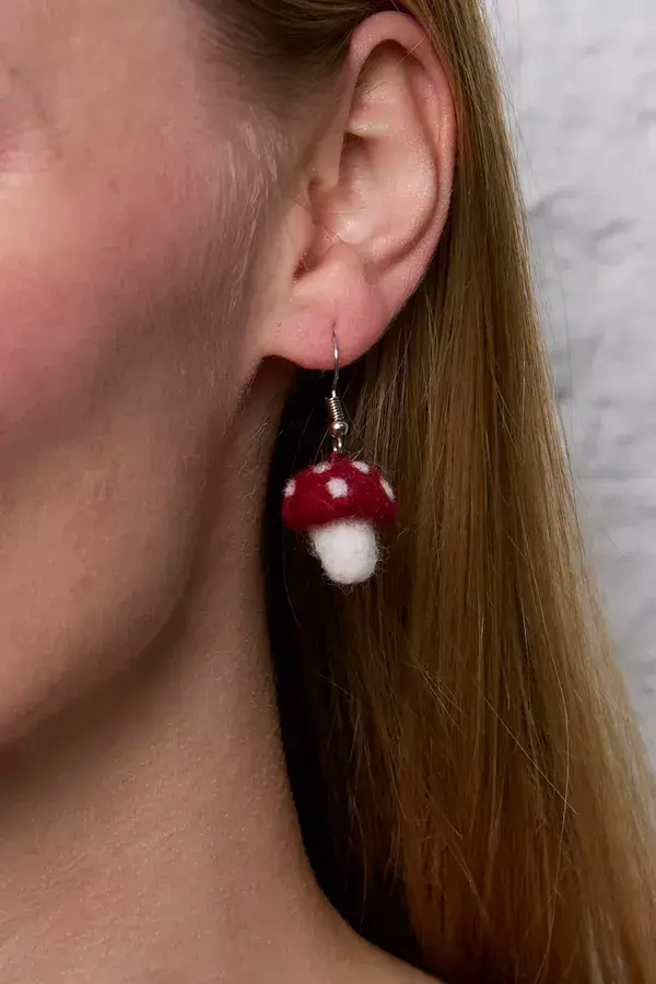 Mushroom Earings