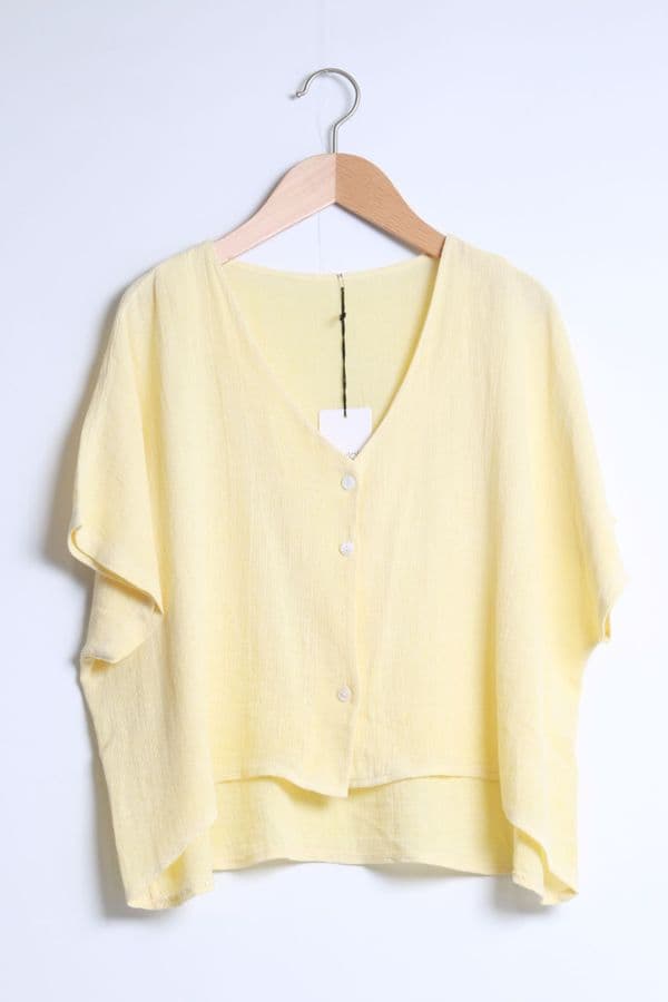 Over Size Button Jacket / Top