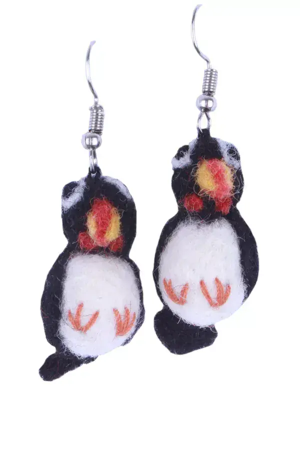 Puffin Earrings