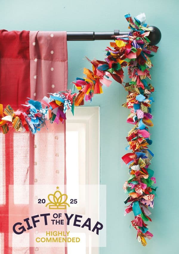Recycled Sari Eco Garland - Multi olour