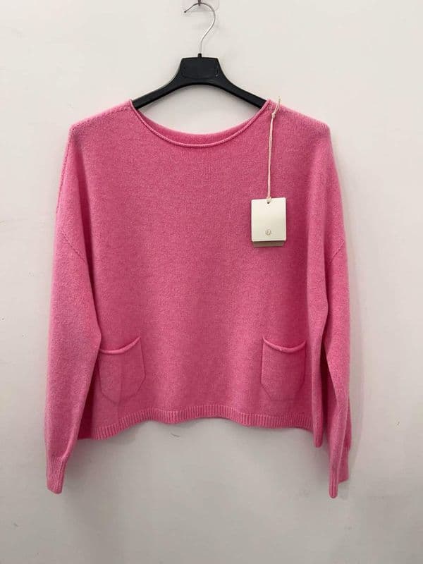 Ribbed Pocket Jumper