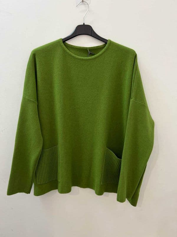 Ribbed Pocket Jumper