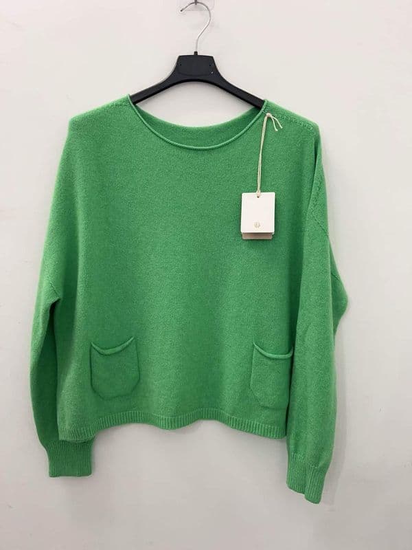 Ribbed Pocket Jumper