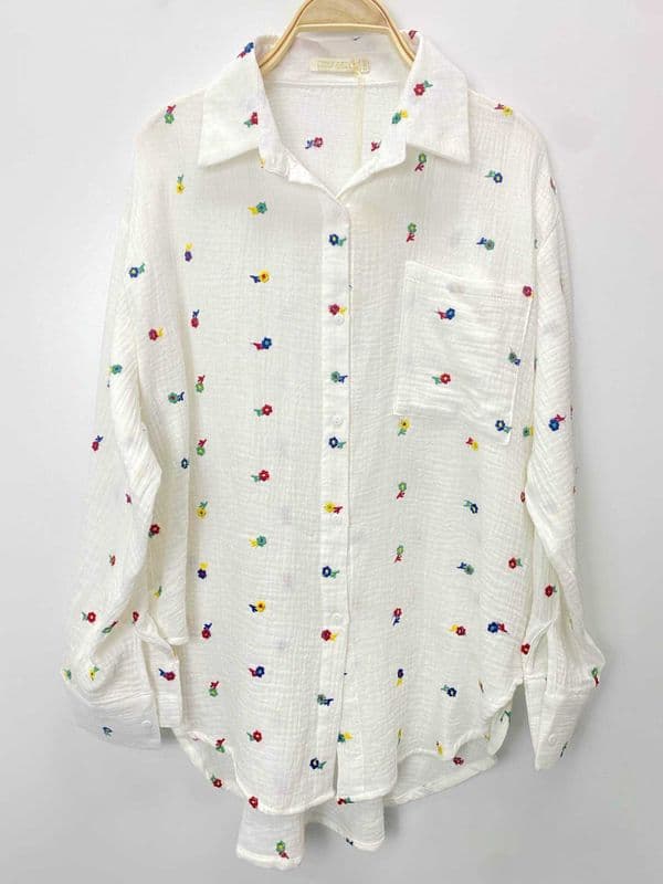 Soft Cotton Flower Shirt