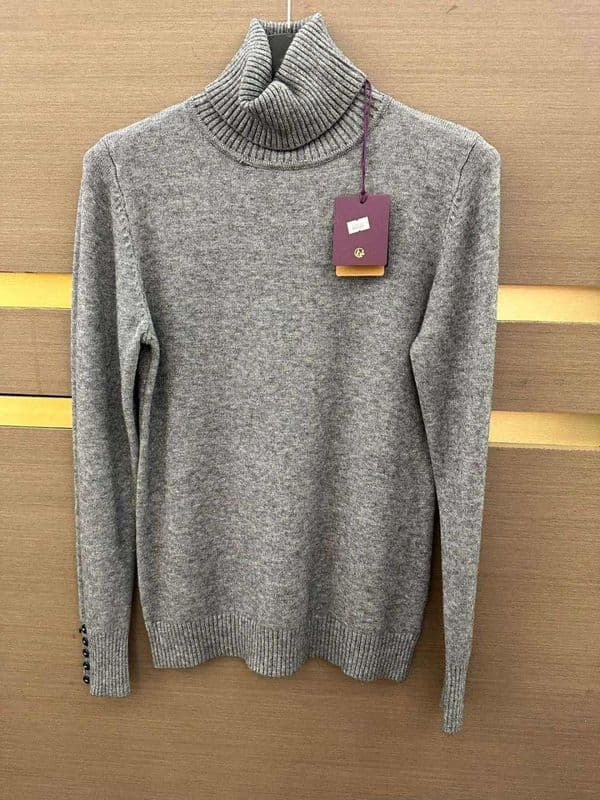 Soft Touch Knit Fitted Polo Neck