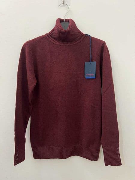 Soft Touch Knit Fitted Polo Neck
