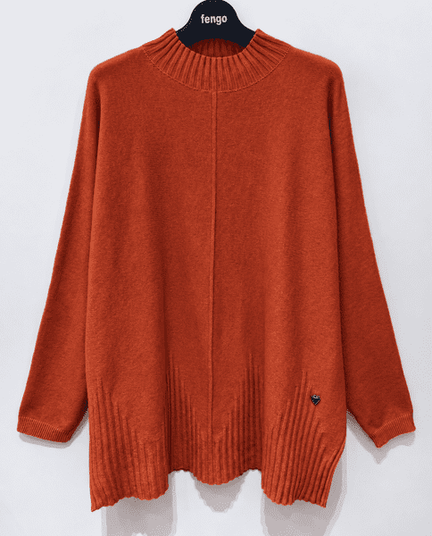 Soft touch over size jumper