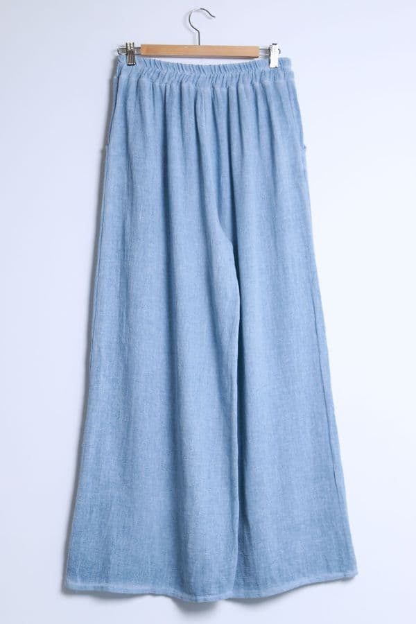 Soft Waist Wide Leg Trouser